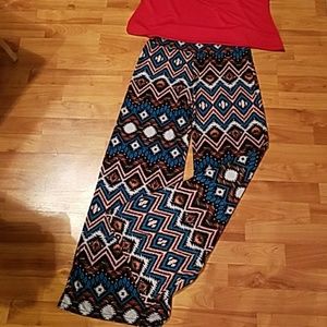 Multi color palazzo pant